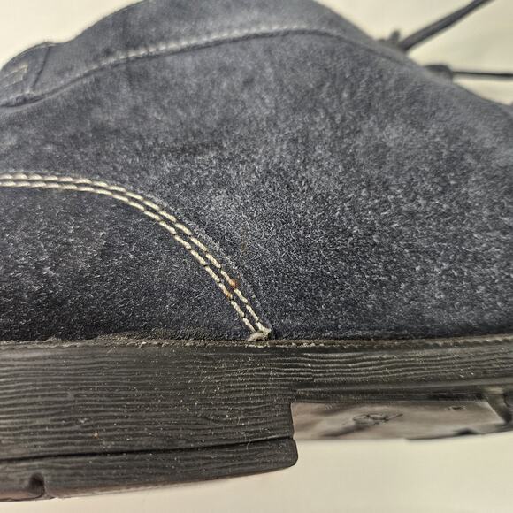 Stacy Adams Shoes Mens Size 10 Gray Suede Chukka Boots Dabney Dress - Picture 10 of 11